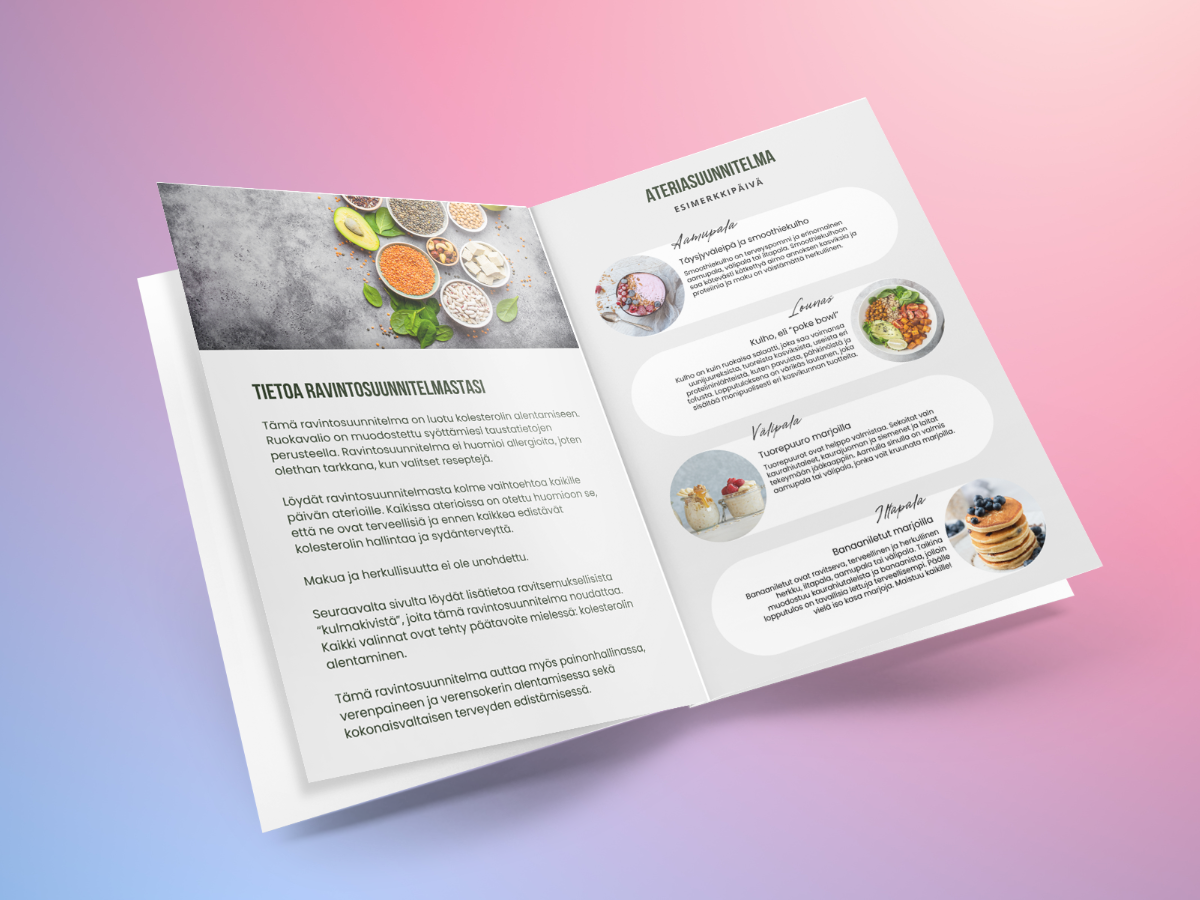 Tässä on ruokavalio, jolla saat korkean kolesterolin alas